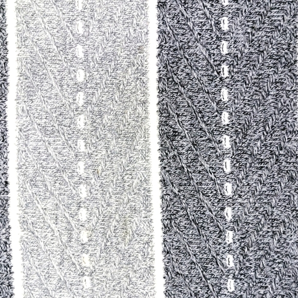 Protegé Collection Vintage Knit Texture Ivory White Grey Pullover Sweater Size L - Picture 5 of 15